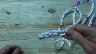 How to Tie a  Back Splice / Crown Splice ⎸Tutorial - Professional Yachtmaster Training USA