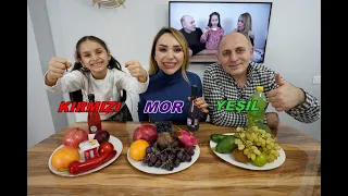 TEK RENK SMOOTHIE CHALLENGE! NUSRET CEZALI