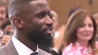 Así fue la presentación de Rüdiger en el Real Madrid.