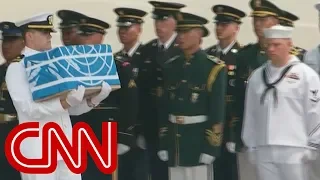 North Korea hands over the possible remains of American war dead