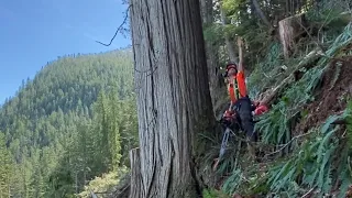 Finishing a block with big wood and hazards