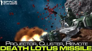Space Engineers - Death Lotus Missile, Projector Cluster Bomb