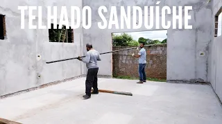 COMO Fazer TELHADO Sanduíche PARTE 1