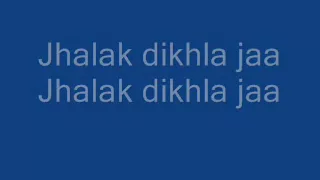 Jhalak Dikhla Jaa lyrics