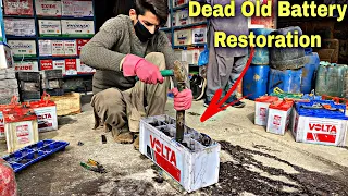 Battery Restoration • Repair Old Dead battery || Technical Skills ||