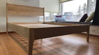 White Oak Bed Frame Build