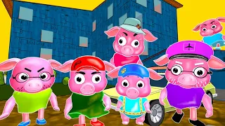 piggy neighbor obby.family уровень(6-10)продолжение, полное прохождение