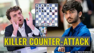 Killer counter-attack | Niemann vs Gukesh | London Chess Classic 2023