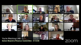 Nantucket Select Board and Finance Committee Joint Meeting - 5/12/20