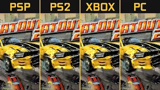 FlatOut 2 | PC vs PSP vs PS2 vs Xbox (Which One is Better!)