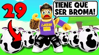 ABRO 29 HUEVOS DE GRANJA *QUE MALA SUERTE😱* - ROBLOX ADOPT ME NUEVA ACTUALIZACIÓN