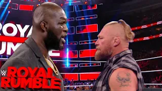 Wwe Omos Jordan Omogbehin vs Brock Lesnar Wwe Championship Royal Rumble Full Match:2022