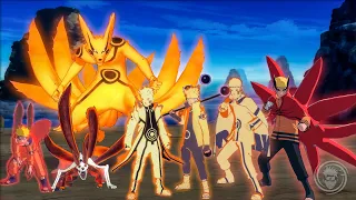 All Naruto Transformations & Ultimate Jutsus (4K 60FPS) - Naruto Storm 4 Next Generations