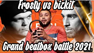 Frosty 🇬🇧 vs BizKit 🇺🇸  Reaction | GRAND BEATBOX BATTLE 2021: WORLD LEAGUE | TMG REACTS