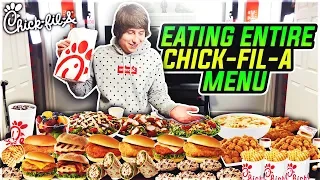 I BOUGHT EVERYTHING FROM THE CHICK-FIL-A MENU!