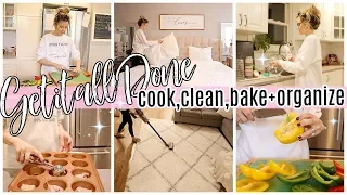 *NEW* GET IT ALL DONE // CLEANING MOTIVATION, COOKING + ORGANIZING //TIFFANI BEASTON HOMEMAKING 🤰