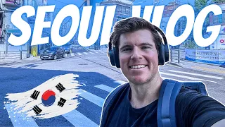 Seoul (South Korea) Vlog | Plane Ride & Exploring