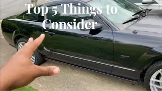 My 5 Things To consider Before Buying a S197 Mustang(05-14)