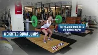 Preseason Ski Workout: Weighted Squat Jumps with US Ski Team Mogul Skier Heather McPhie