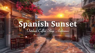 Sunset Seaside Cafe Ambience in Spain - Spanish Music with Bossa Nova for Positive Mood, Chill