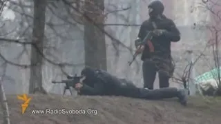 Ukraine Protest: Sniper and riot police filmed opening fire at protesters in Kiev