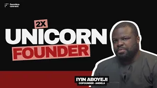 Iyin Aboyeji, 2x Unicorn founder of Andela and Flutterwave. #FoundersConnect