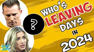 Who's Leaving Days of our Lives in 2024? Big Exits Looming on DOOL! #daysofourlives #dool