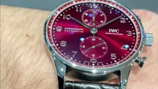 IWC Portugieser Chronograph Reference IW371616 Wrist Roll