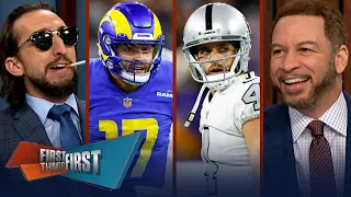 Baker Mayfield's Rams stun Raiders w/ 98-yd game winning drive | NFL | FIRST THINGS FIRST