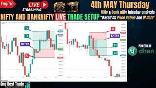 🔴Live Nifty intraday trading | Bank nifty live trading | Live options trading | 4th MAY 2023 dhan