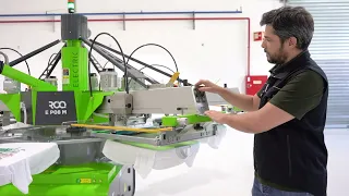 The first ever self-contained automatic screen printing machine