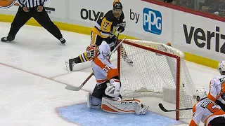 Hornqvist & Rust score 39 seconds apart to get Penguins tied up against Flyers