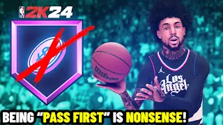 Being "PASS FIRST" in NBA 2K is NOTHING BUT AN EXCUSE! NBA 2K24 Random Rec Gameplay