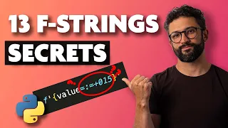13 Python f-string formatting tips