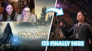 REACTION to HOGWARTS LEGACY OFFICIAL TRAILER!!