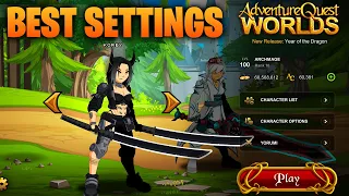 Best AQW Settings 2024! What Launcher Does Korey Use?