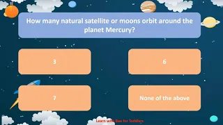Quiz on Solar system | Solar System & Planets Quiz for Kids