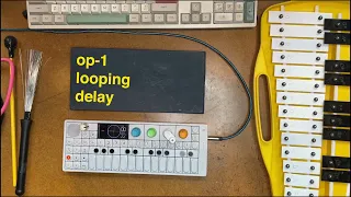 Ambient tips and tricks : Using OP-1 as a looping delay part 1