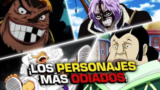 Los 10 PERSONAJES más ODIADOS de ONE PIECE