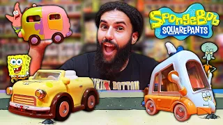 Opening ADORABLE Spongebob Figures From Japan...They Are Cars! *Better Than Hotwheels..*