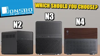 Jonsbo N2 vs N3 vs N4 NAS Case Comparison