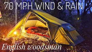 Wild camping in storm ciara horrendous wind & rain - using oex phoxx ll tent and more oex equipment