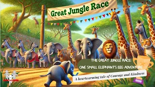 The Great Jungle Race-one small elephant's big adventure| Believe in Yourself & Anything is Possible