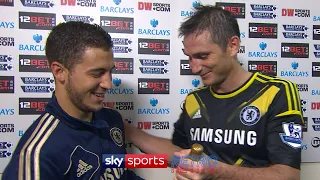 "It's great to play with him" - Frank Lampard on Eden Hazard after his Chelsea debut
