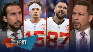 Chiefs boast 18th best Receiving Corps, Mahomes does behind-the-back pass | NFL | FIRST THINGS FIRST