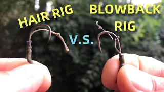 Carp Fishing with the HAIR RIG vs BLOWBACK RIG