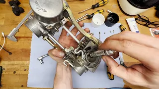 Карбюратор Кейхин Keihin ремонт, собрать, клапан отсечки воздуха Honda CX500