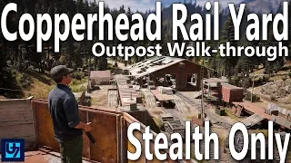 Far Cry 5 - Copperhead Rail Yard Stealth Outpost Liberation Undetected, Walk-through (Hard) 4K