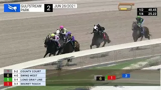 Gulfstream Park June 26, 2021 Race 2