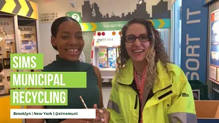 Recycling the NYC way at the SIMS Municipal Center